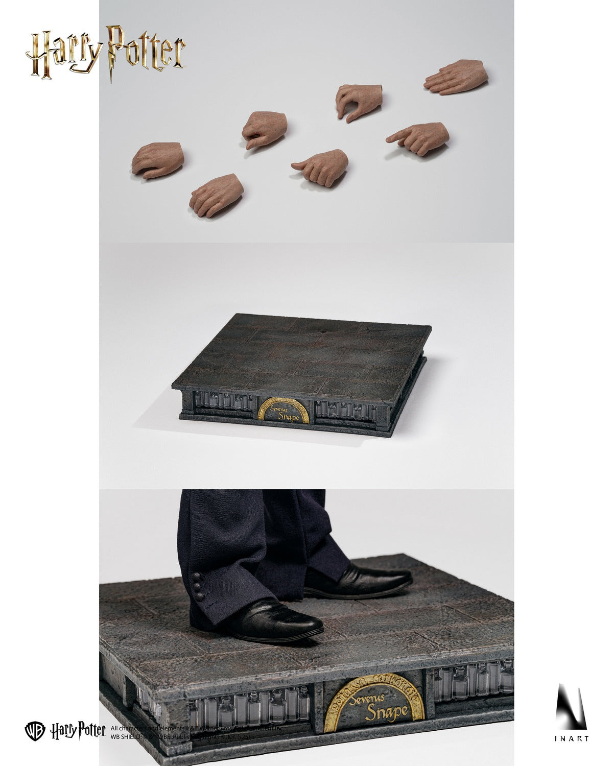 INART-哈利波特與混血王子 西弗勒斯·石內卜 收藏級可動人偶