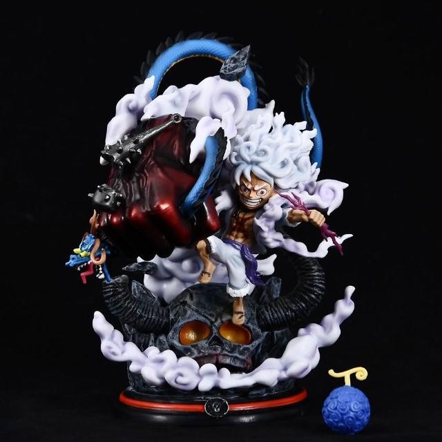 海賊王四皇共鳴LX MAX路飛魯夫鬼島共鳴GK手辦模型擺件生日禮物