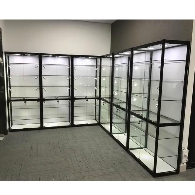 全台可上門安裝 免運 支持定制 GK大型強化玻璃展示櫃傢用玩具手辦櫃樂高模型收納架奬盃奬牌櫃玻璃展示櫃 公仔櫃 模型櫃