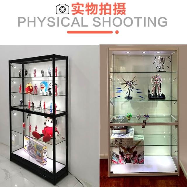 全台可上門安裝 免運 支持定制 GK大型強化玻璃展示櫃傢用玩具手辦櫃樂高模型收納架奬盃奬牌櫃玻璃展示櫃 公仔櫃 模型櫃